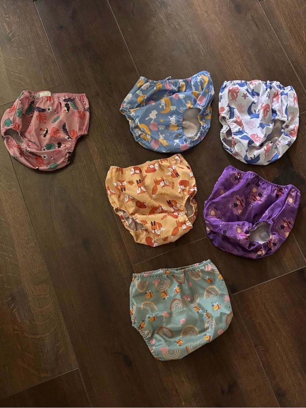 4T Water resistant Diaper/Pull-up Underwear Covers - Multicolor Print Pack